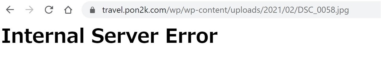 WordpressでInternal Server Error対処(お名前.com)